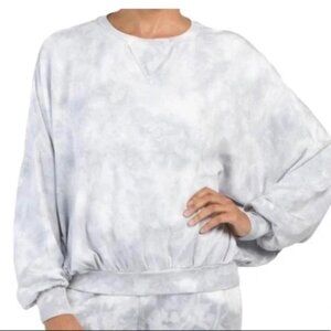 Young Fabulous and Broke Gray Tie Dye Pullover Juliette Sweatshirt top S